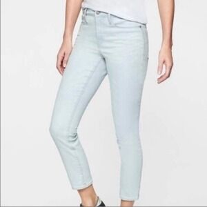 ATHLETA Jeans Sculptek Skinny Cropped‎ Glacier Size 12